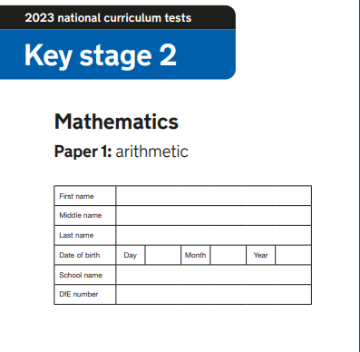 2023 Maths past papers cover